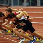 60m, Taro startet aus dem Block